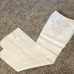 Cream Linen Trousers